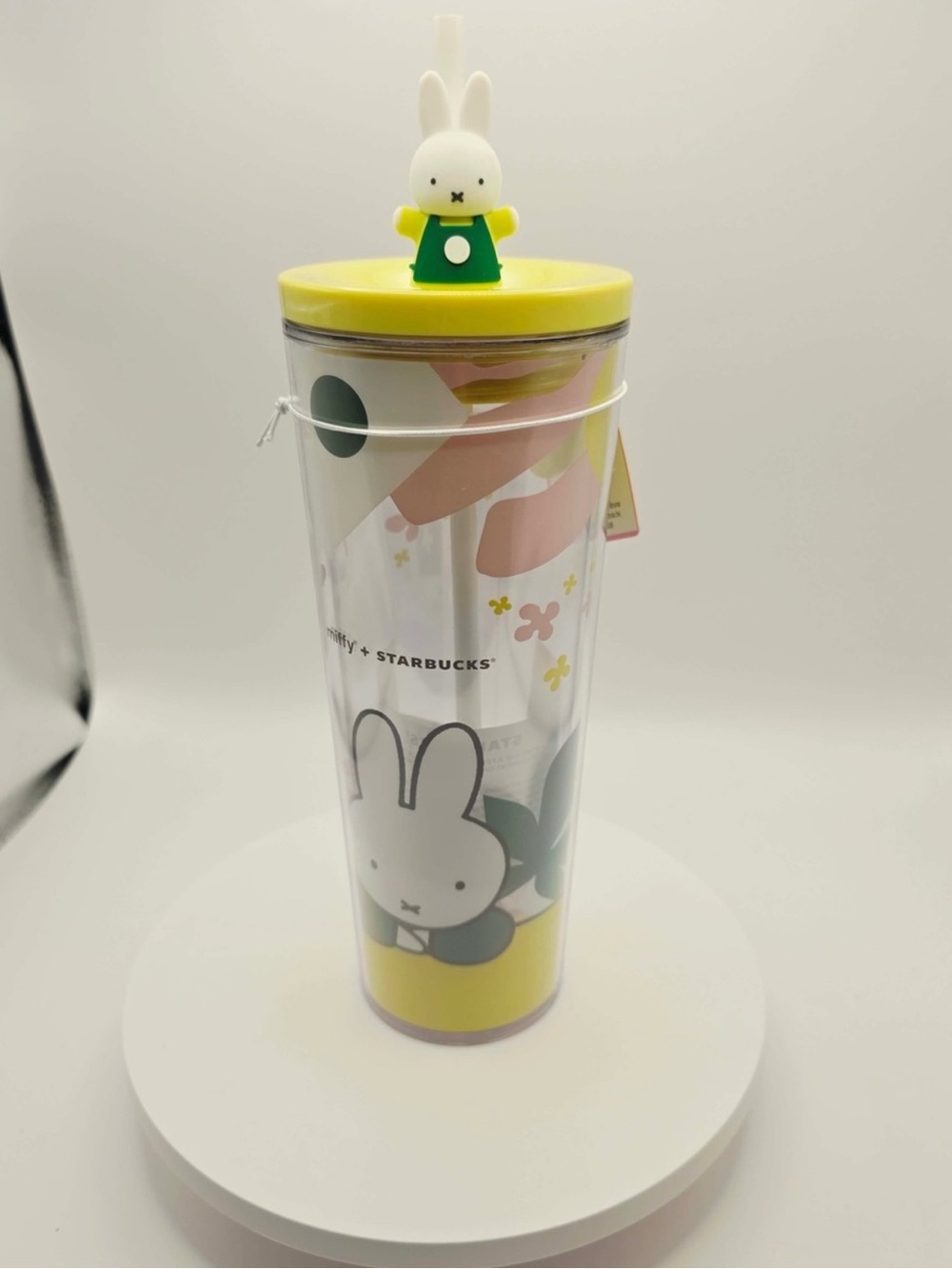 Exclusive Starbucks Miffy Plastic Tumbler Cup w/ Lid & Straw, Fast Shipping!